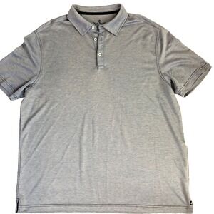 Nat Nast Polo Mens Shirt Hawaiian Tropical Aloha PullOver Blue Golf XXL EUC